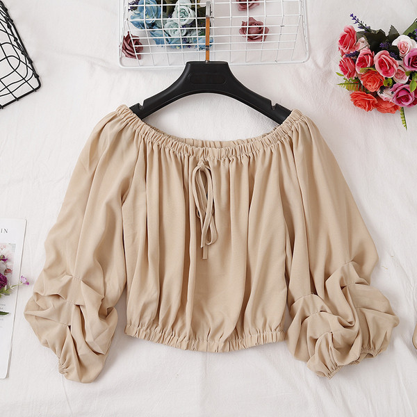 Modern női blúz több színben-nyakkendős