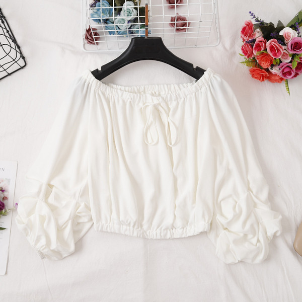 Modern női blúz több színben-nyakkendős