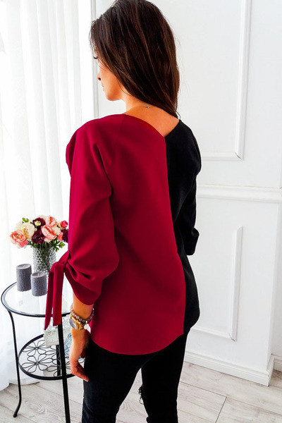 Modern női blúz V-nyakkal több színben