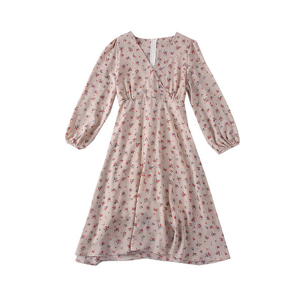 Új modell női ruha széles ujjal, virágos motívumokkal - többféle színben