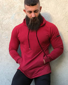 Hanorac pentru bărbați cu buzunare și glugă în patru culori