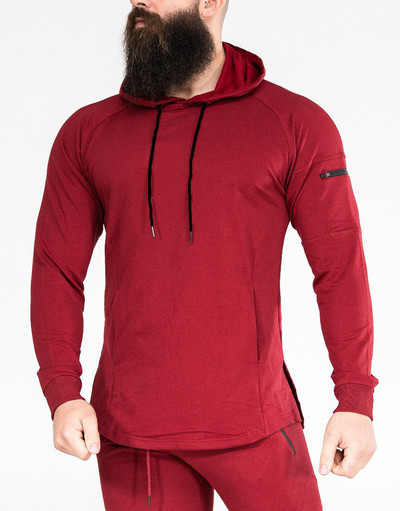 Hanorac pentru bărbați cu buzunare și glugă în patru culori