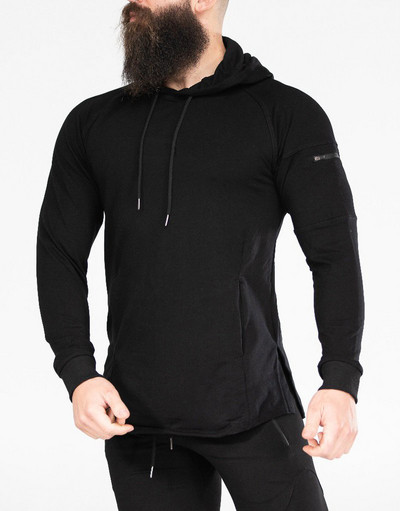 Hanorac pentru bărbați cu buzunare și glugă în patru culori