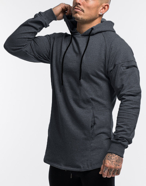 Hanorac pentru bărbați cu buzunare și glugă în patru culori