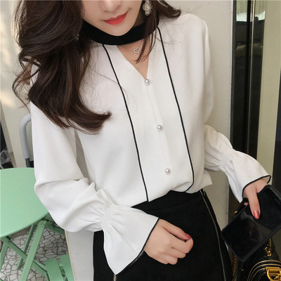 Cămașă elegantă de damă în mai multe culori cu mâneci lungi