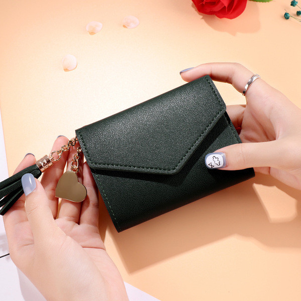 Modern női pénztárca sima modell több színben