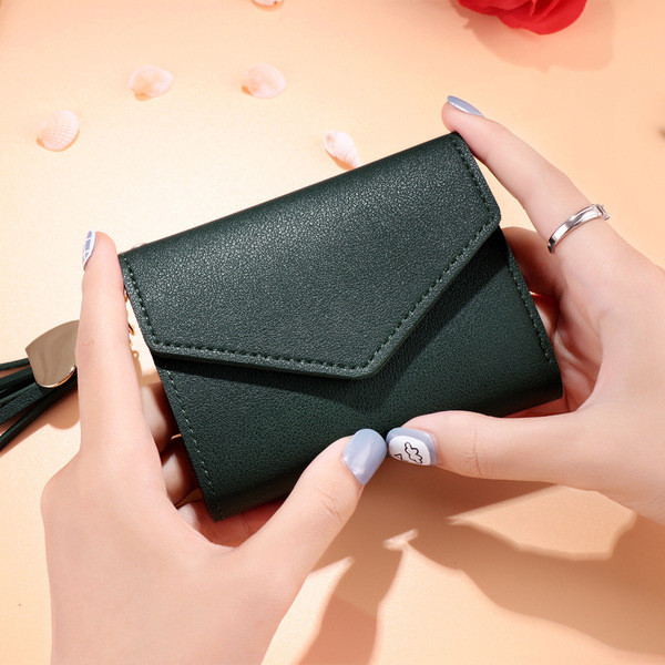 Modern női pénztárca sima modell több színben