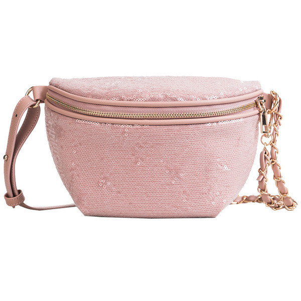 ÚJ modell női táska fém lánccal és flitterekkel több színben