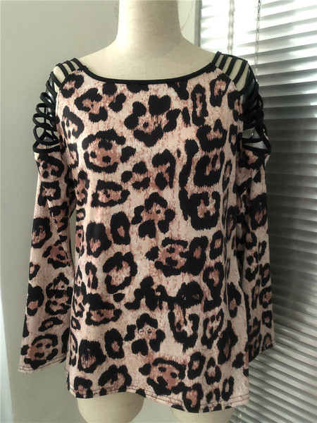 Modern női blúz, hosszú ujjú, nyitott vállú, három színben