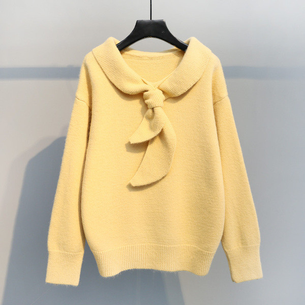 Női téli pulóver O-nyakkal, többféle színben