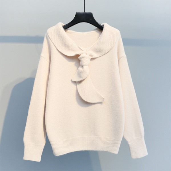 Női téli pulóver O-nyakkal, többféle színben