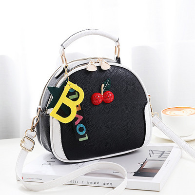 Geanta casual dama cu element 3D si fermoar in mai multe culori