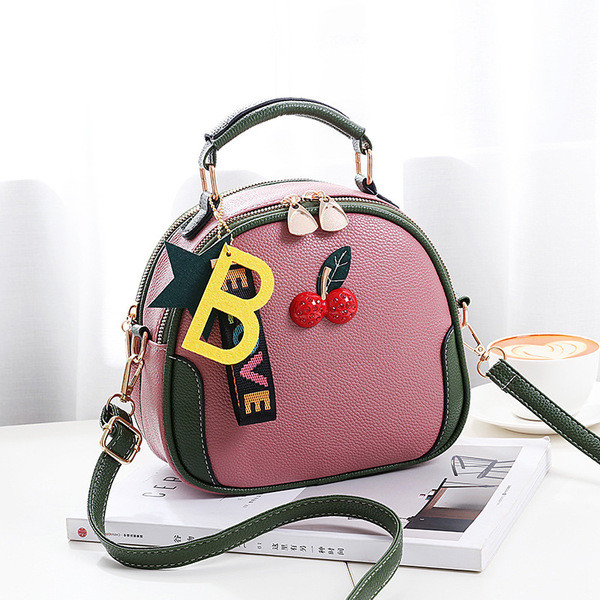 Geanta casual dama cu element 3D si fermoar in mai multe culori