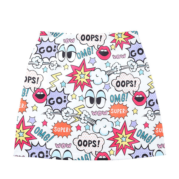 Modern női szoknya négy színben, különböző alkalmazásokkal