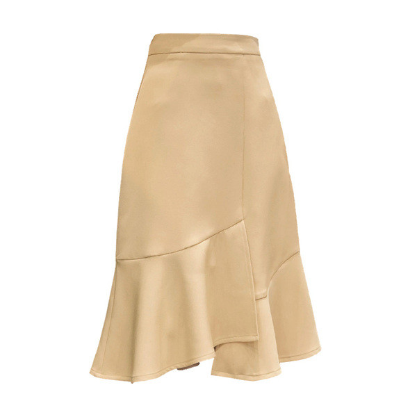 Μοντέρνα γυναικεία φούστα  - δύο χρώματα