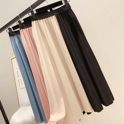 Нов модел стилна дамска плисирана пола в няколко цвята