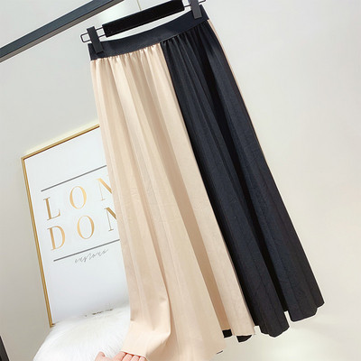 Νέο μοντέλο κομψή  γυναικεία πλισέ φούστα σε διάφορα χρώματα
