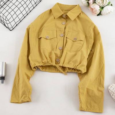 Camasa de dama model nou in cinci culori cu cravate si buzunare