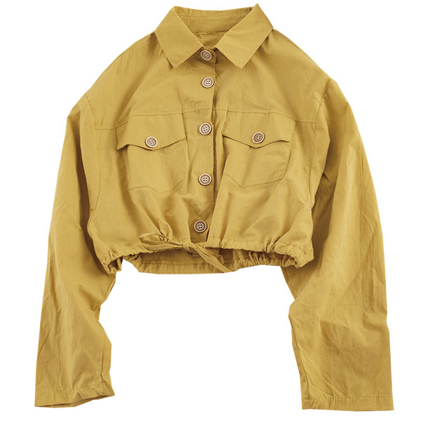 Camasa de dama model nou in cinci culori cu cravate si buzunare