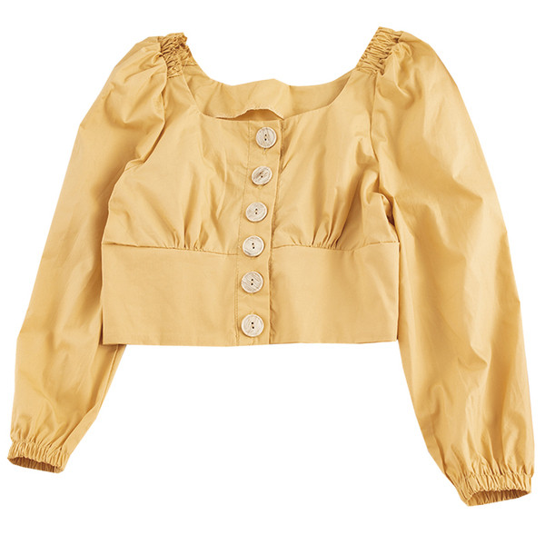 Μοντέρνα γυναικεία μπλούζα σε τέσσερα χρώματα με κουμπιά