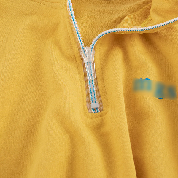 Καθημερινή  γυναικεία μπλούζα φαρδύ  μοντέλο με φερμουάρ και κορόνια