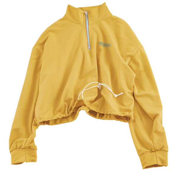 Καθημερινή  γυναικεία μπλούζα φαρδύ  μοντέλο με φερμουάρ και κορόνια