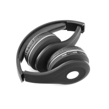 Bluetooth Stereo слушалки модел MS-K5 с FM радио, MicroSD слот и Standby режим до 100 часа - черен цвят