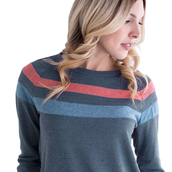 Női csíkos pulóver