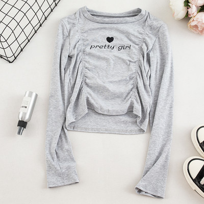 Bluză de damă modernă în trei culori cu inscripție