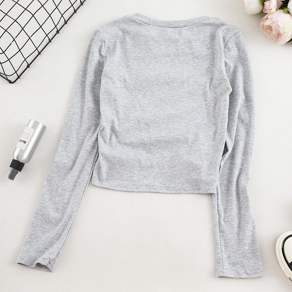 Bluză de damă modernă în trei culori cu inscripție