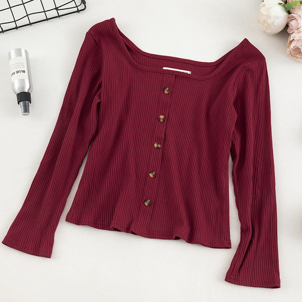 Νέο μοντέλο γυναικείο μπλούζα σε διάφορα χρώματα με κουμπιά