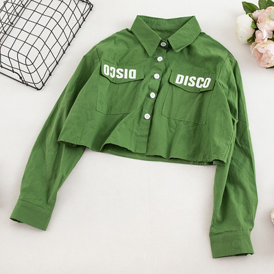 Μοντέρνο γυναικείο πουκάμισο σε διάφορα χρώματα με επιγραφές