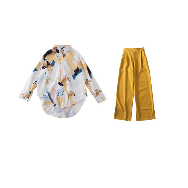 Új modell női szett ing + nadrág