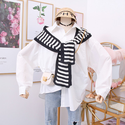 Cămașă de damă modernă - model larg în două culori