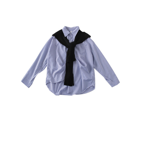 Cămașă de damă modernă - model larg în două culori