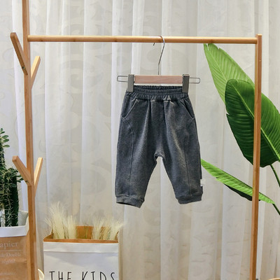 Μοντέρνα παιδικά  παντελόνια για αγόρια με τσέπες σε διάφορα χρώματα
