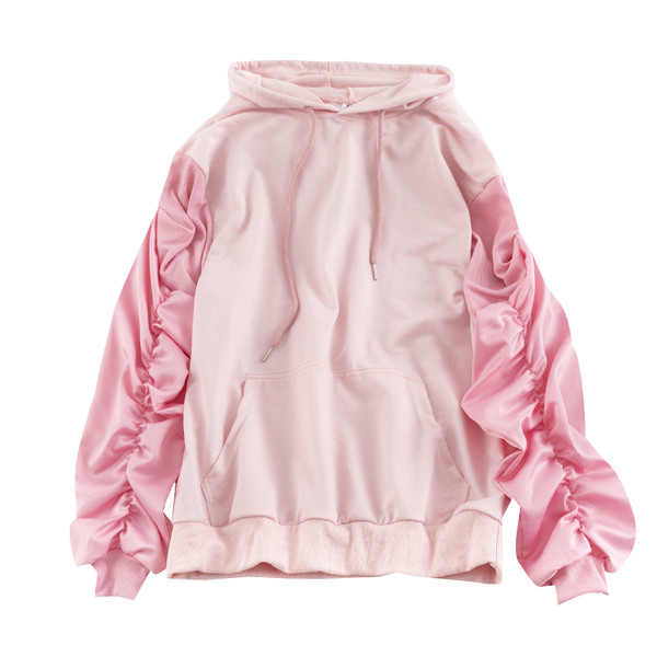 Καθημερινή  γυναικεία μπλούζα σε τρία χρώματα με τσέπη και κορδόνια