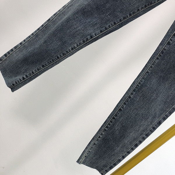 Blugi de dama in albastru cu talie inalta - model slim