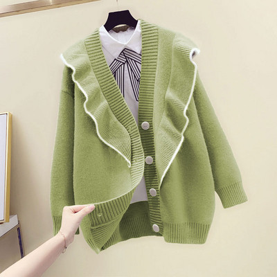 Casual γυναικεία ζακέτα  με κουμπιά σε διάφορα χρώματα