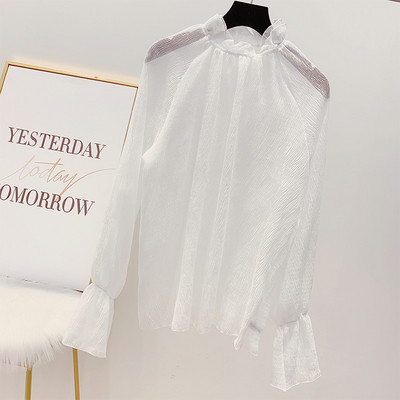 Modern női sifon ing három színben