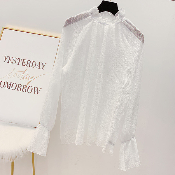 Modern női sifon ing három színben