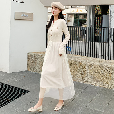 Alkalmi női ruha hosszú ujjal