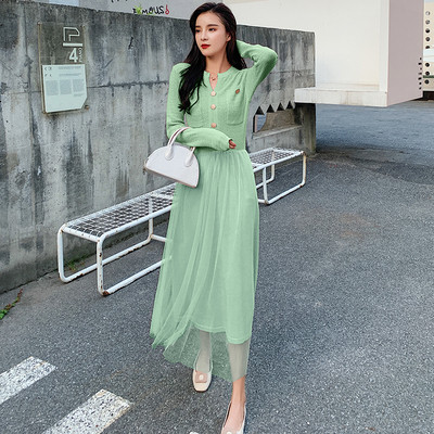 Alkalmi női ruha hosszú ujjal