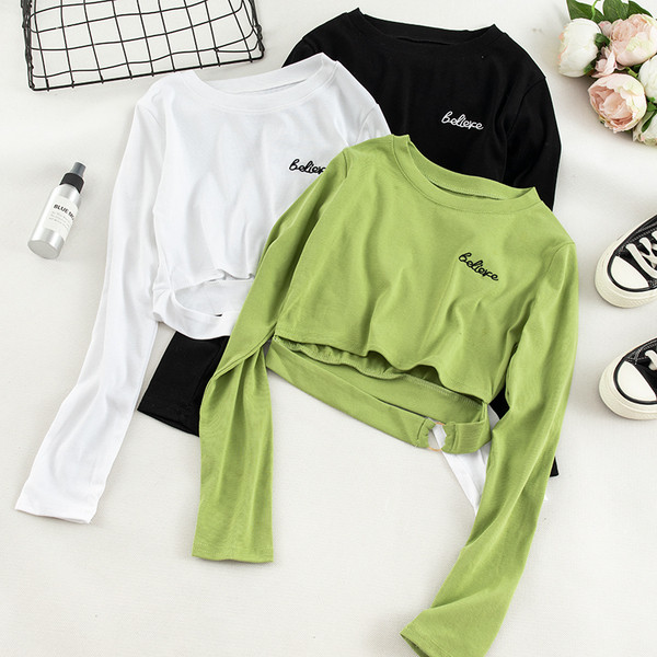 Καθημερινή  γυναικεία μπλούζα σε τρία χρώματα - με επιγραφή