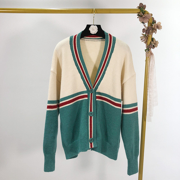 Vesta casual dama in dungi in doua culori