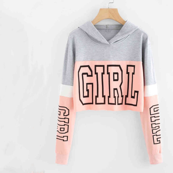 Καθημερινο γυναικέιο φούτερ με μακριά μανίκια και κορδόνια σε διάφορα χρώματα