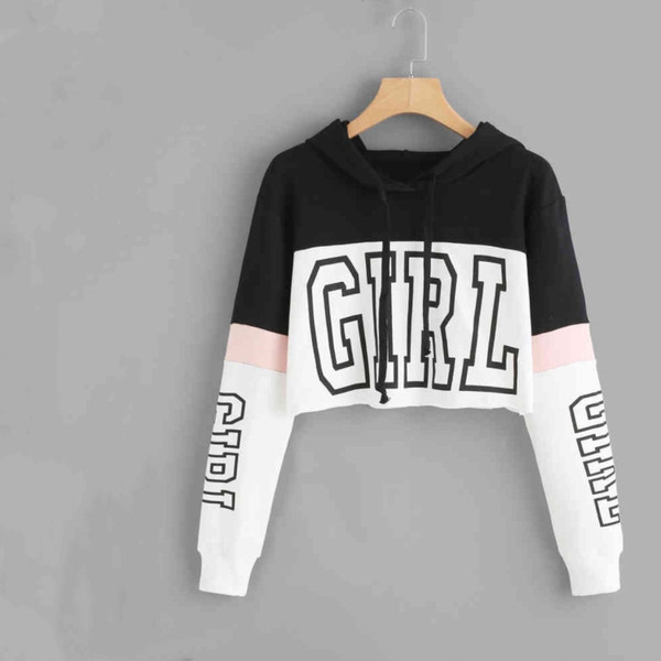 Καθημερινο γυναικέιο φούτερ με μακριά μανίκια και κορδόνια σε διάφορα χρώματα