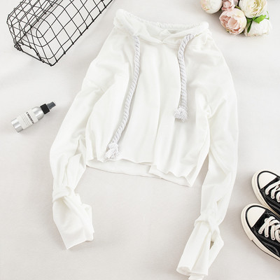 Sport-alkalmi női blúz négy színben nyakkendővel