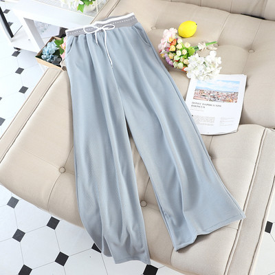 Γυναικείο casual παντελόνι με  φαρδιά ελαστική μέση σε διάφορα χρώματα