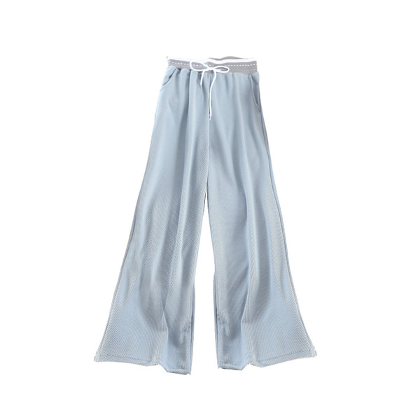 Γυναικείο casual παντελόνι με  φαρδιά ελαστική μέση σε διάφορα χρώματα